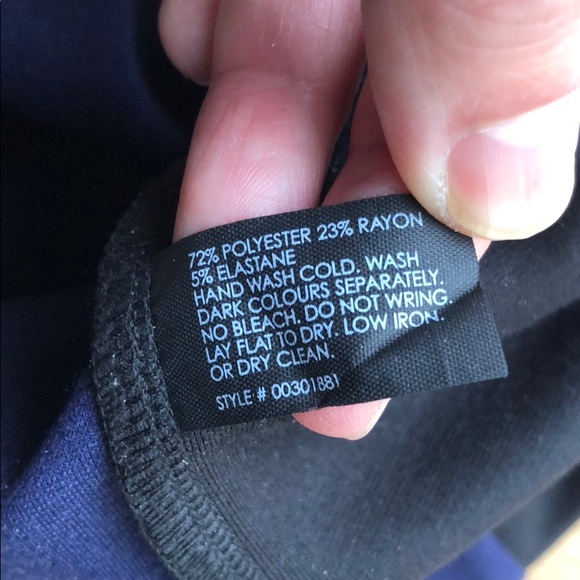 Club Monaco Skirt in Black and Blue - Picture 3 of 5